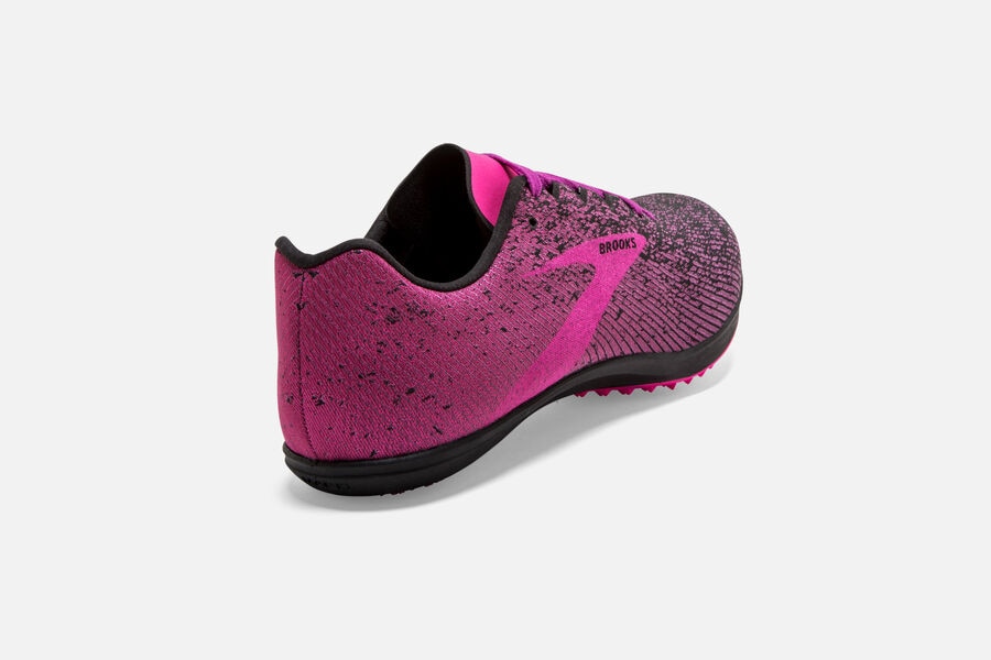 Brooks Israel Mach 19 Spikeless Spikes Shoes Womens - Pink/Black - AGC-487126